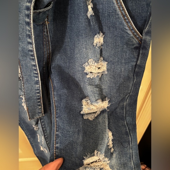 Denim Jumpsuit - Picture 2 of 5